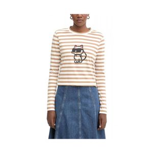 Karl Lagerfeld Blue Long Sleeve T-Shirts