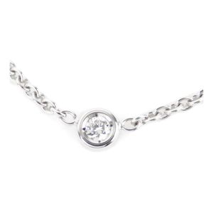 Dior Diamond Pendant Necklace in het Grijs