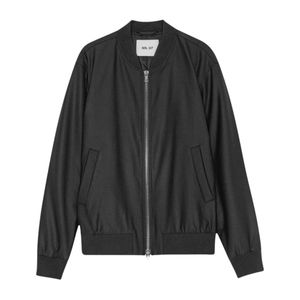NN07 Black Bomber Jackets for men
