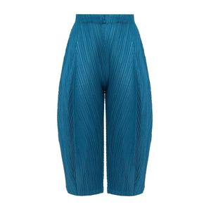 Issey Miyake Pleated Trousers in het Blauw