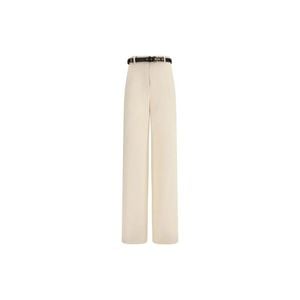 Max Mara White Wide Trousers