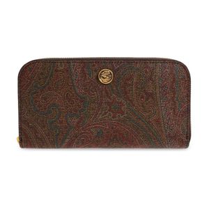 Etro Braun Logo Wallet