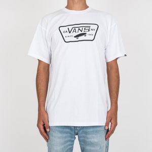 Vans T-shirt Mn De Volledige Patch V00qn8yb2 in het Wit voor heren