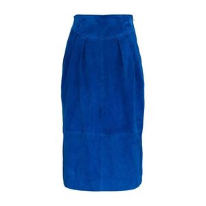 Alberta Ferretti Long Skirt in het Blauw