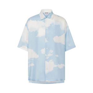 Moschino Blue Short Sleeve Shirts for men