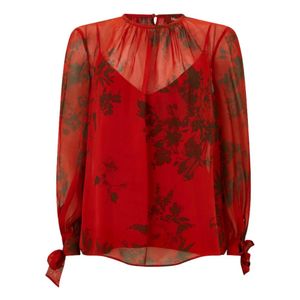 Max Mara Red Blouses