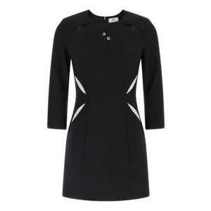 Elisabetta Franchi Black Short Dresses
