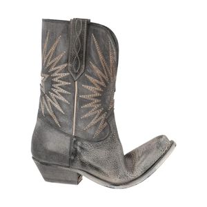 Golden Goose Deluxe Brand Grey Cowboy Boots