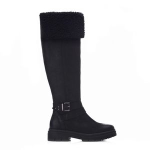 Moda In Pelle Black Indiie Nubuck