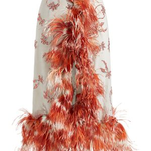 16Arlington Flora Feathered Pencil Skirt