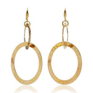 Sylvia Toledano Metallic Saturn 22k Gold-plated Earrings