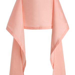 Chan Luu Pink Techno Taffeta Basset Hound Mini Skirt