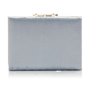 M2malletier Metallic Silk Box Clutch
