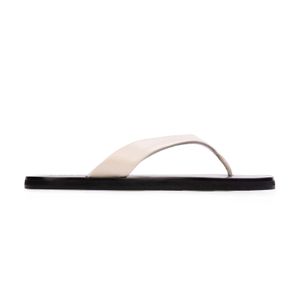 Black Suede Studio White Bae Suede Sandals