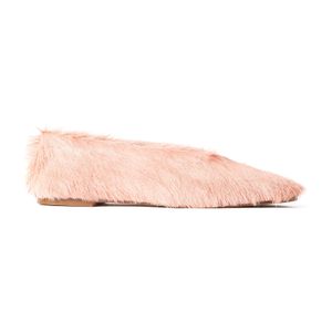 By Malene Birger Pink Merina Fur Flats