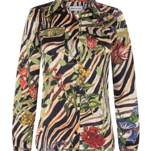 Adriana Iglesias Emilie Silk Satin Shirt