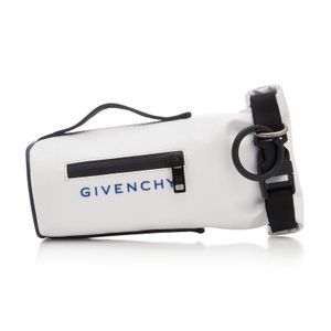 Givenchy White Jaw Faux Leather Mini Bag for men