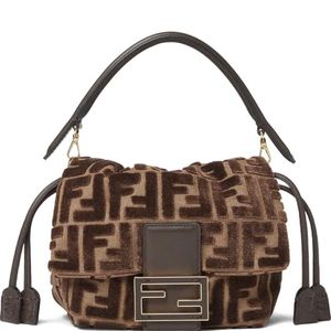 Fendi Brown Minibag Mom Baguette Small