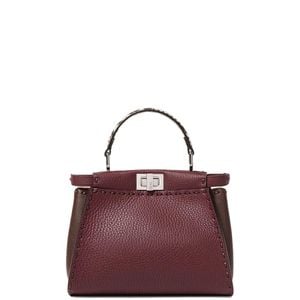 Fendi Purple Two-Tone Peekaboo Mini Bag