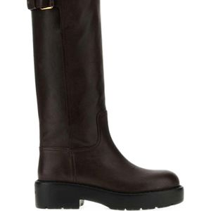 Miu Miu Black Leather Boots