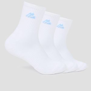 MONTIREX White Multi Crew Sock 3 Pack