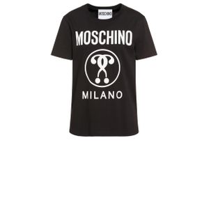 T-shirt En Jersey Double Question Mark Moschino en coloris Noir