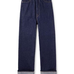 Kapital Blue New Momonroe Wide-Leg Jeans for men