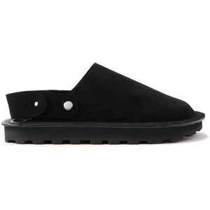 Jil Sander Black Sabot Suede Mules for men