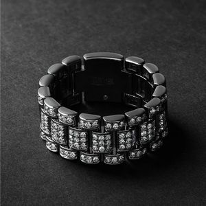 SHAY 18-Karat Blackened Diamond Ring for men