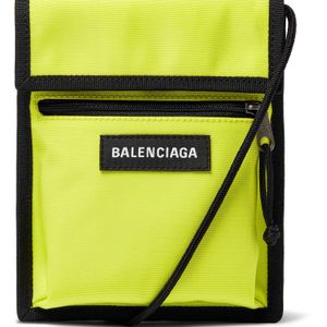 メンズ Balenciaga エクスプローラー ストラップ ポーチ イエロー
