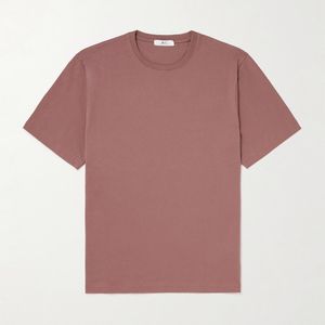 Mr P. Pink Relaxed-Fit Organic And Recycled Cotton-Jersey T-Shirt for men
