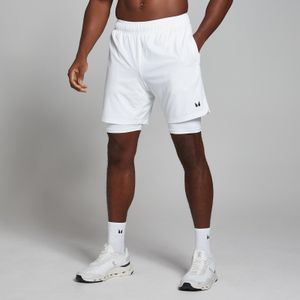 Mp White 2-in-1 7 Training Shorts for men