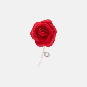Magda Butrym Red Embellished Single Earring