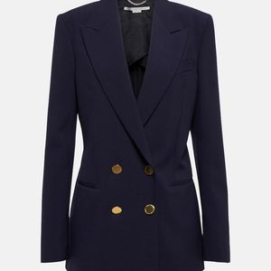 Stella McCartney Blue Double-Breasted Blazer