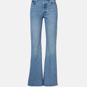 FRAME Blue The Lax Flared Jeans
