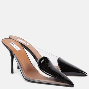 Alaïa Black Heeled Mules