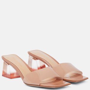 Gianvito Rossi Pink Cosmic 55 Pvc Sandals