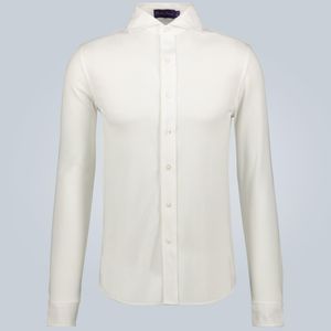 Ralph Lauren Purple Label Poloshirt aus Pima-Baumwolle in Weiß für Herren