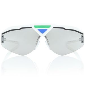 Prada Weiß Aviator-Sonnenbrille