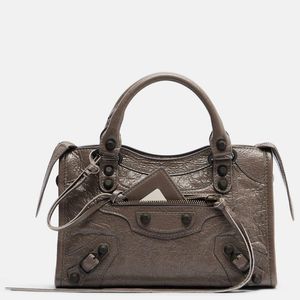 Balenciaga Brown Le City Leather Tote Bag