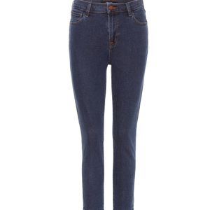 Jeans cropped Ruby de tiro alto J Brand de color Azul