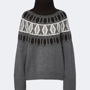 arch4 Black Whistler Fair Isle Cashmere Sweater