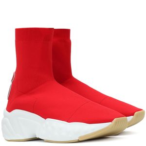 Zapatillas calcetín Acne de color Rojo