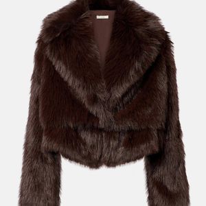 The Sei Brown Cropped Jacket