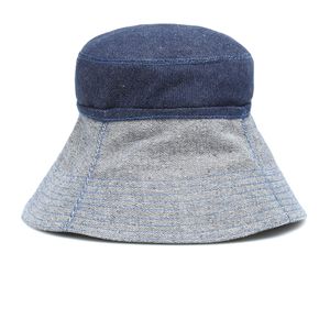 Cappello Cuffed in denim di Lola Hats in Blu