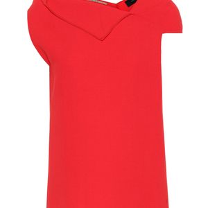 Roland Mouret Rot Top Raywell aus Wolle