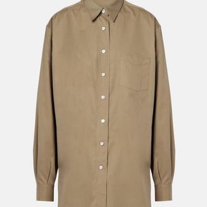 The Row Natural Sveva Silk Shirt