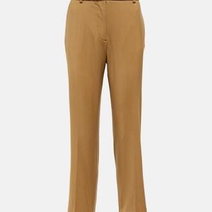 Joseph Natural Eliston Wool Gabardine Straight Pants