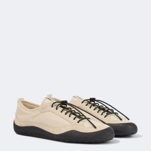 Prada Natural Speedrock Re-Nylon And Suede Sneakers for men