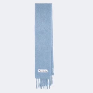 Acne Blue Alpaca, Wool, And Mohair-Blend Scarf for men